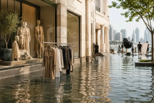 Moda e clima in una citt sommersa