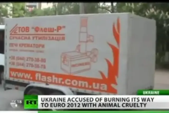 Ucraina, strage di cani randagi bruciati in forni crematori mobili