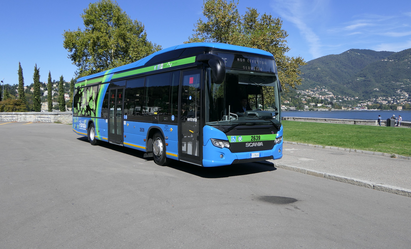 Autobus Ibridi Scania per il trasporto pubblico a Como