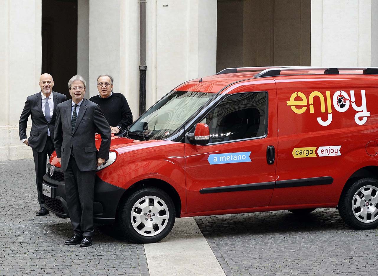 Nasce Enjoy Cargo, il car sharing dei furgoni firmato Eni-Fiat