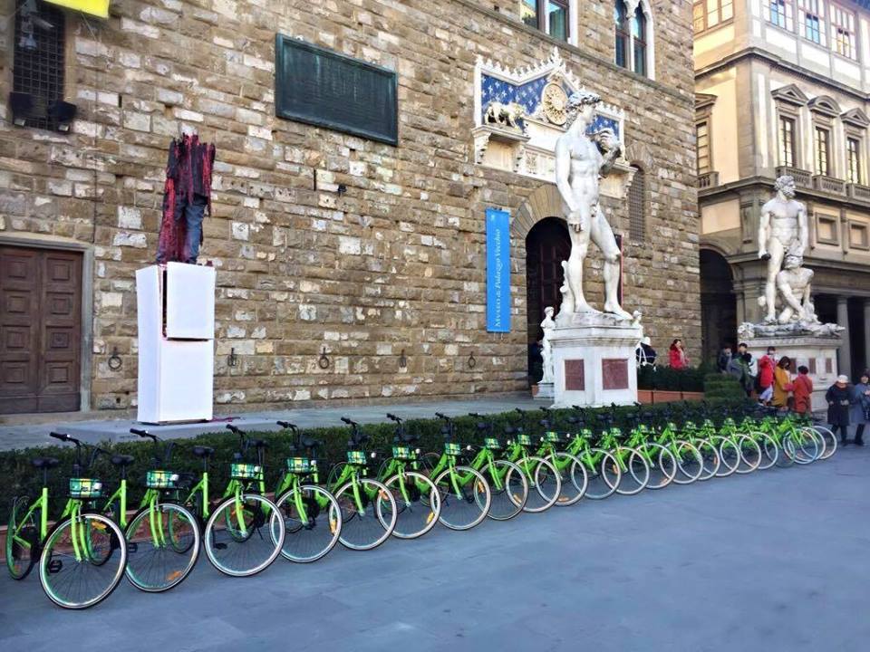 Bike sharing a flusso libero Firenze GoBee Bike