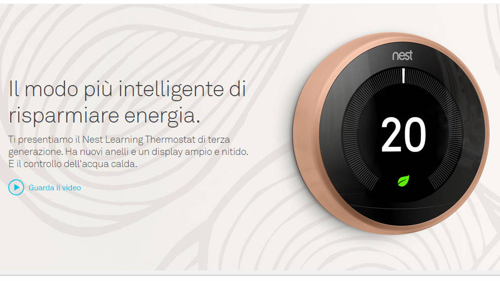 smart home termostato intelligente nest smart display google