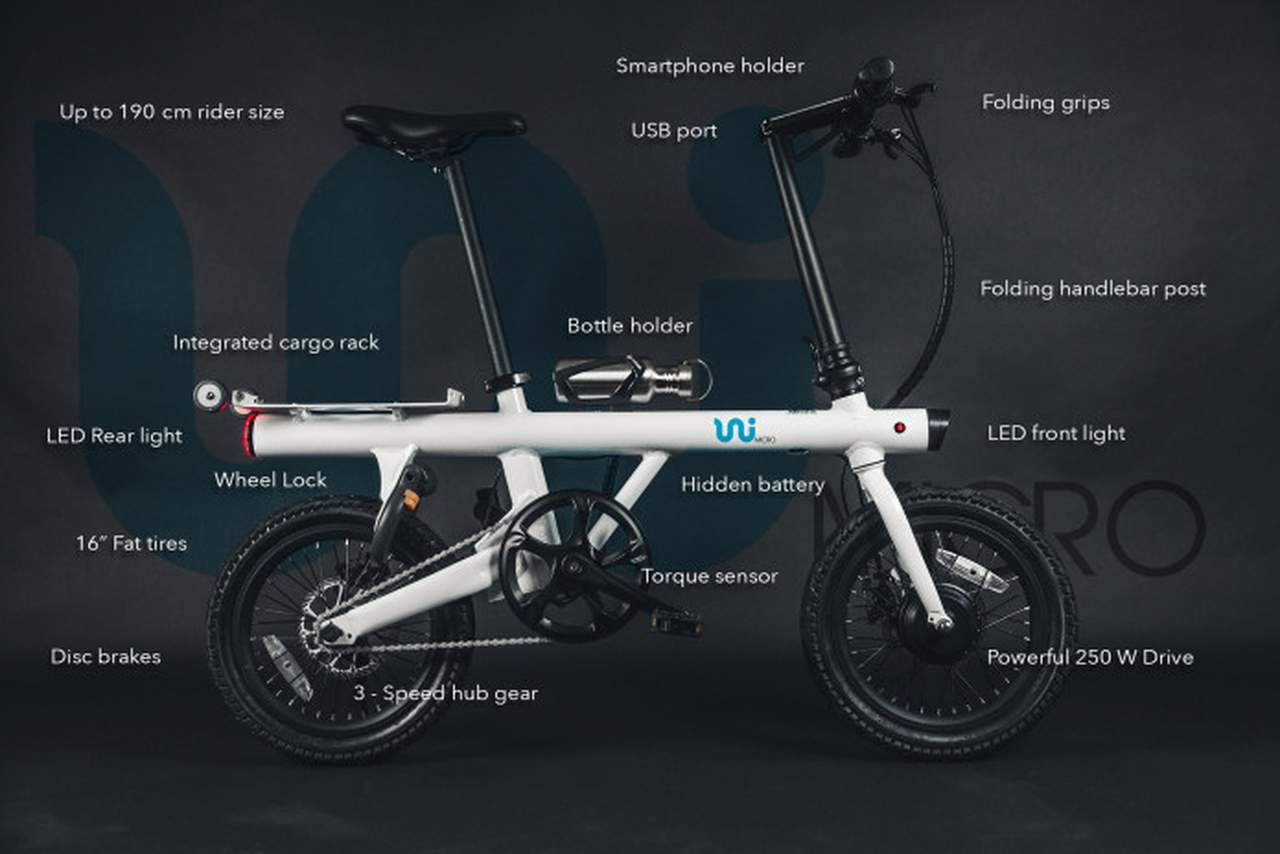 e-bike uni micro folding