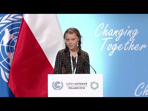 Il video e il testo del discorso di Greta Thunberg sul Clima