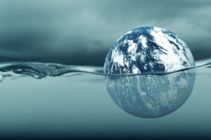 La Terra che sta affondando nel mare