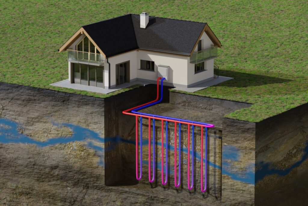 impianto energia geotermica casa