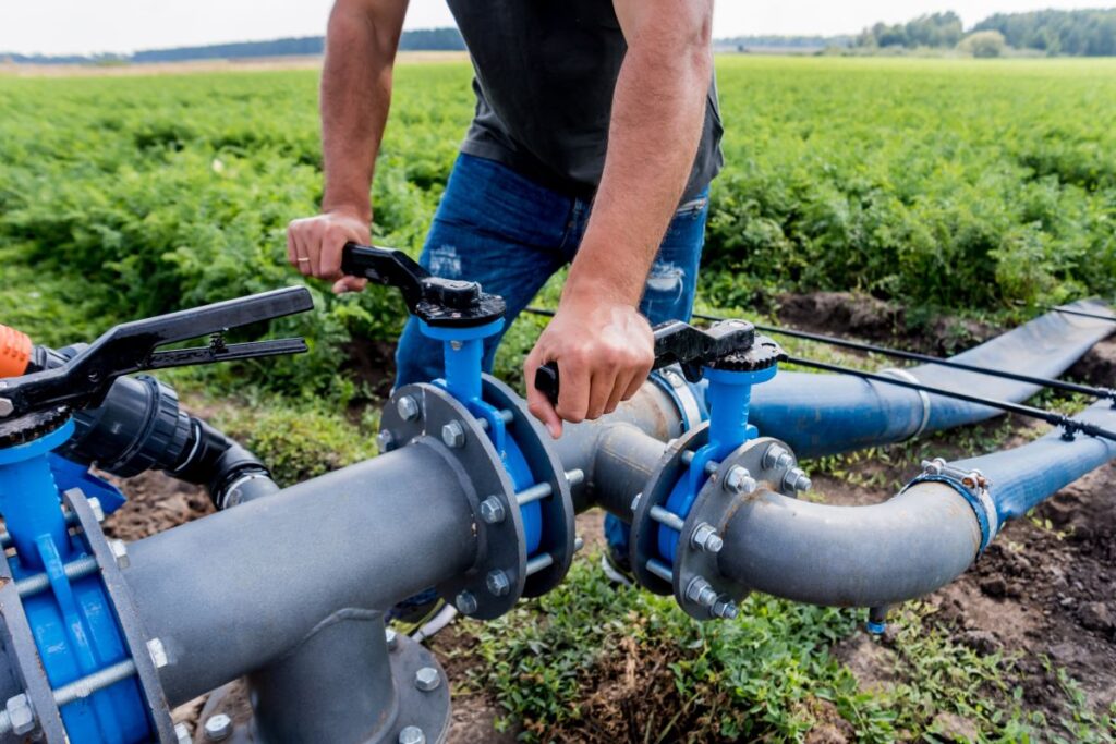 sistema di irrigazione a goccia