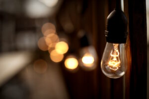 Lampadina accesa
