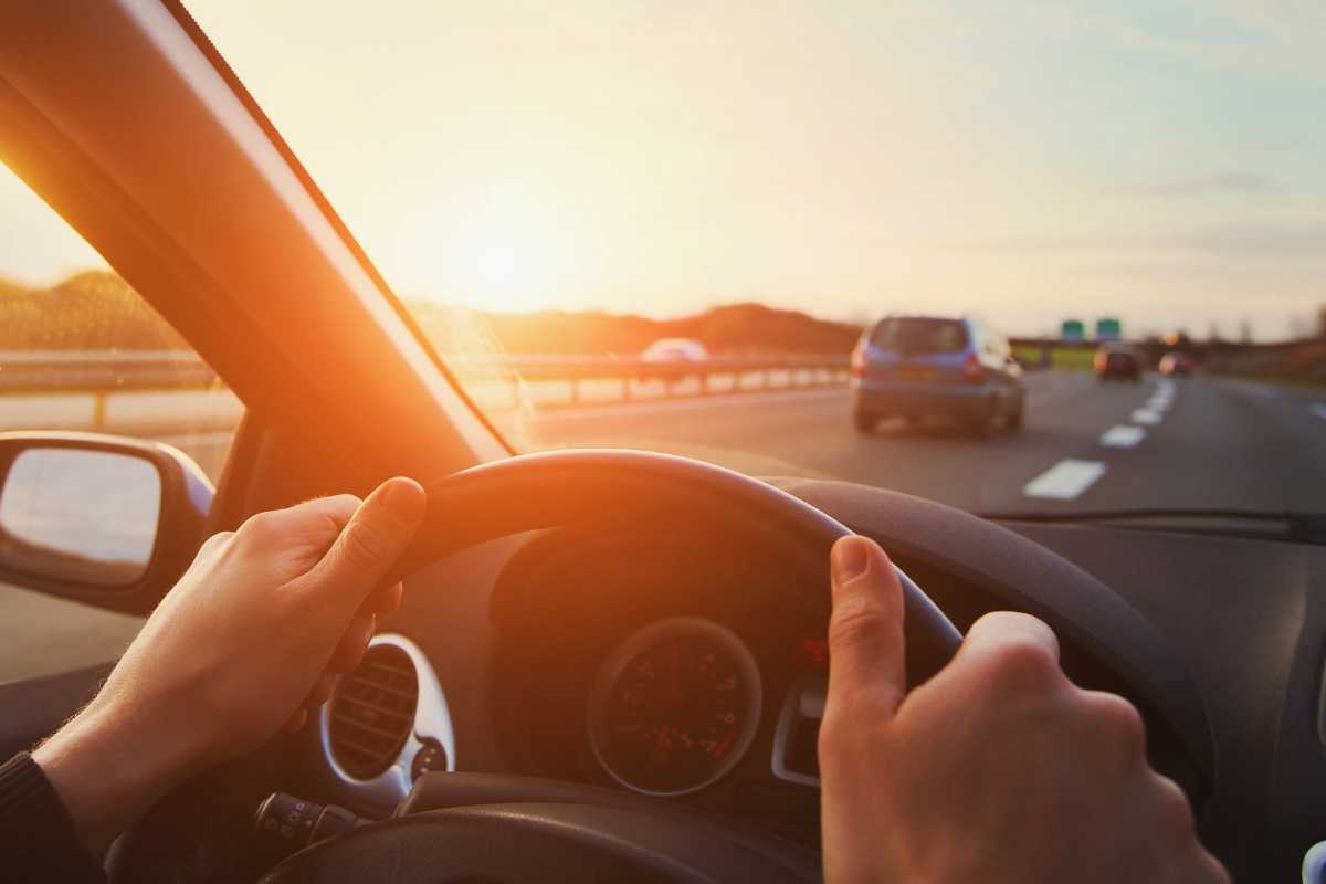 Volante auto batteri