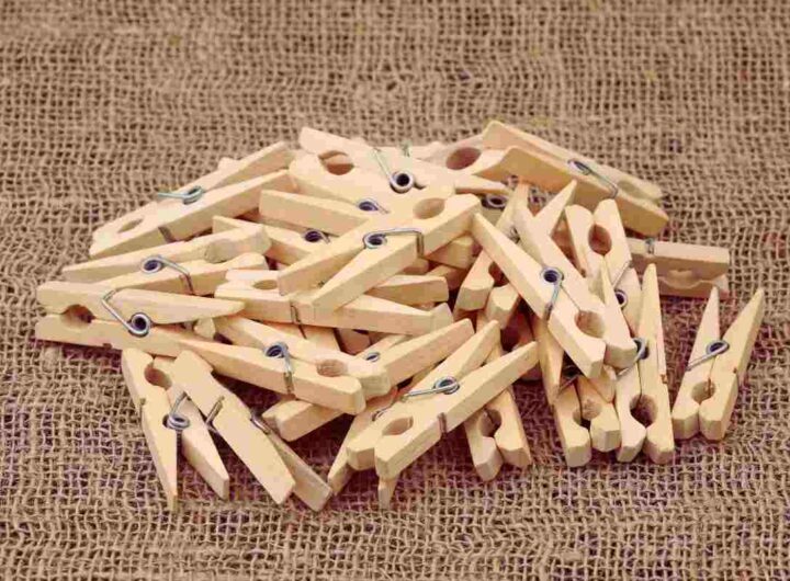 Vecchie mollette, usale per questo trucco salva spazio