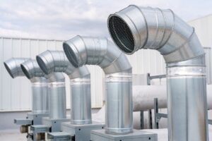 Impianto di aerazione per ambienti industriali
