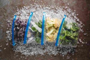 Sacchetti del freezer
