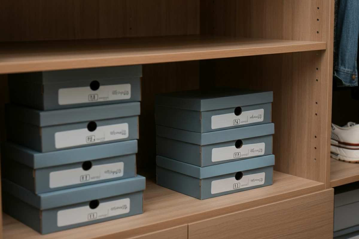 modi di usare le scatole delle scarpe