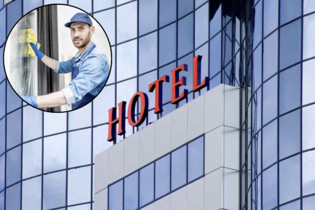 Negli hotel di lusso, dove la pulizia deve essere impeccabile e rapida, sono stati sviluppati metodi efficaci e semplici