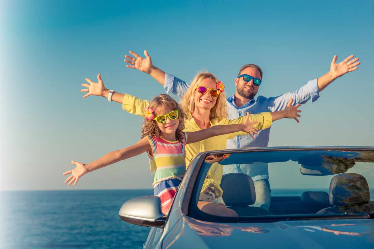Macchina usata per le vacanze