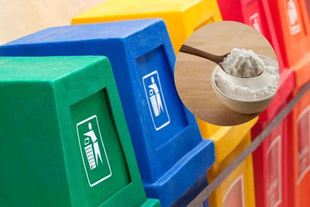 metti il bicarbonato nel bidone: ti svolta la vita