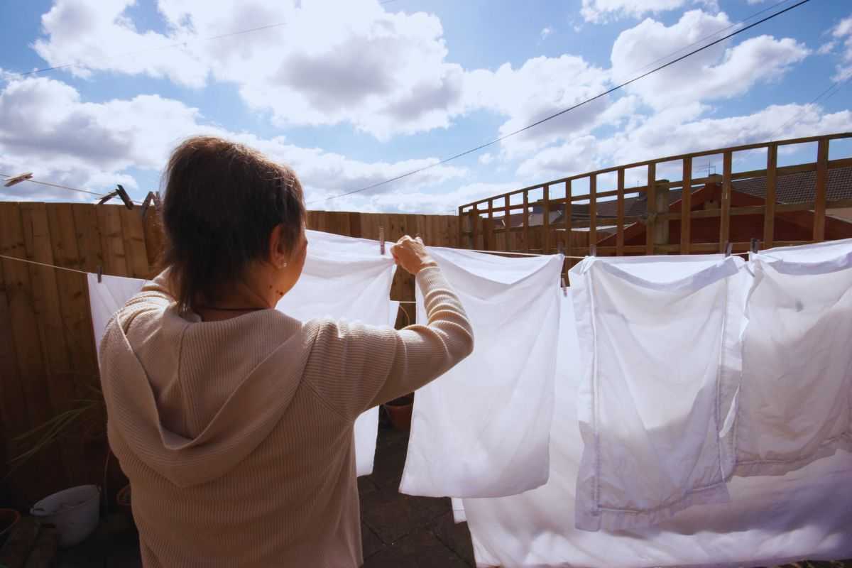 il rischio di allergie se si stende il bucato all'aria