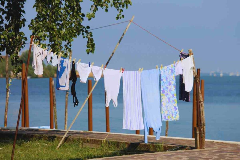 perchè non stendere il bucato all'aria