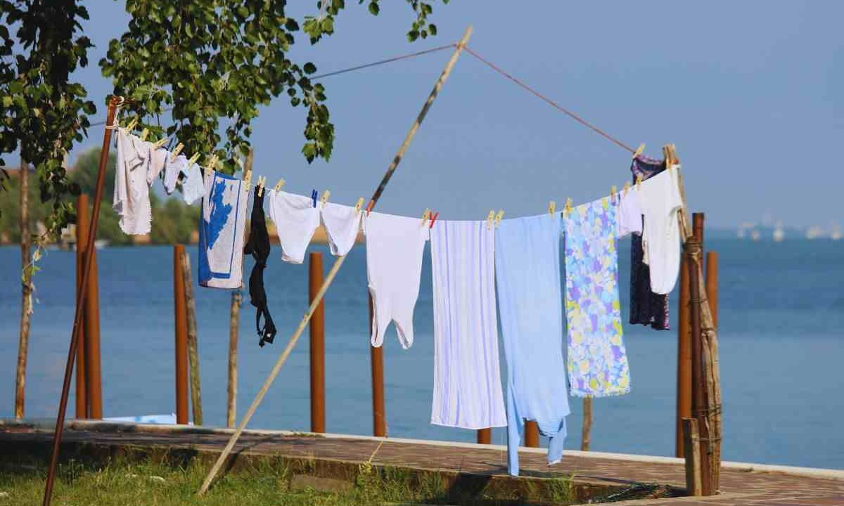 perchè non stendere il bucato all'aria