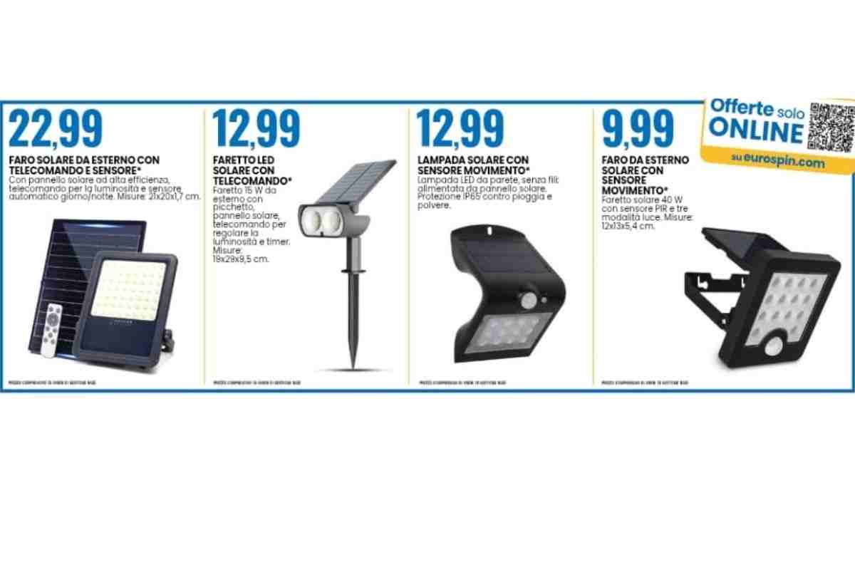 eurospin offerte: illumina il giardino a meno di 20 euro