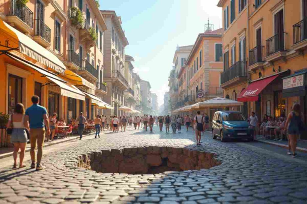 Voragini a Roma, mappa aggiornata: rischio esteso anche a sud-ovest della città