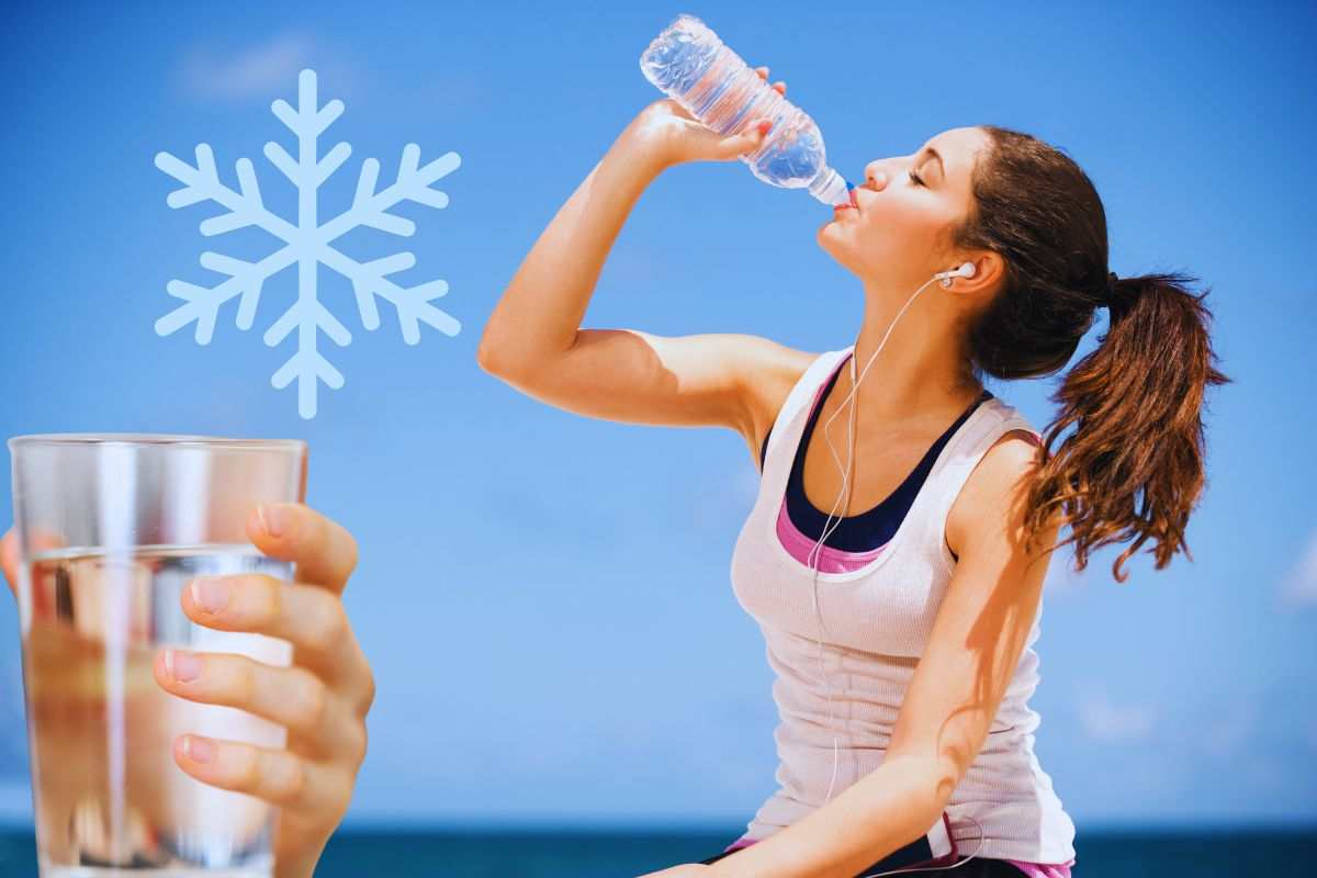 i pericoli di bere acqua fredda in estate