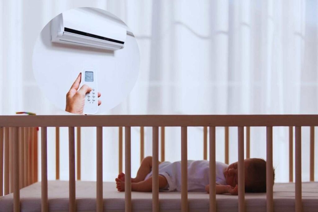 precauzioni nell'uso del condizionatore quando i bambini dormono