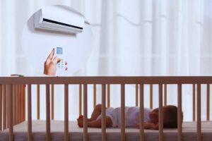 precauzioni nell'uso del condizionatore quando i bambini dormono