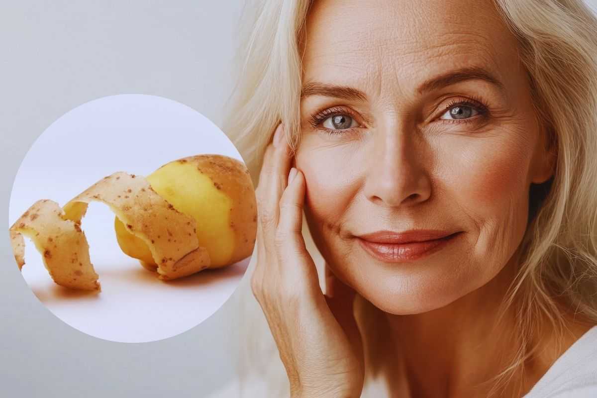 avere la pelle bella con le bucce di patate
