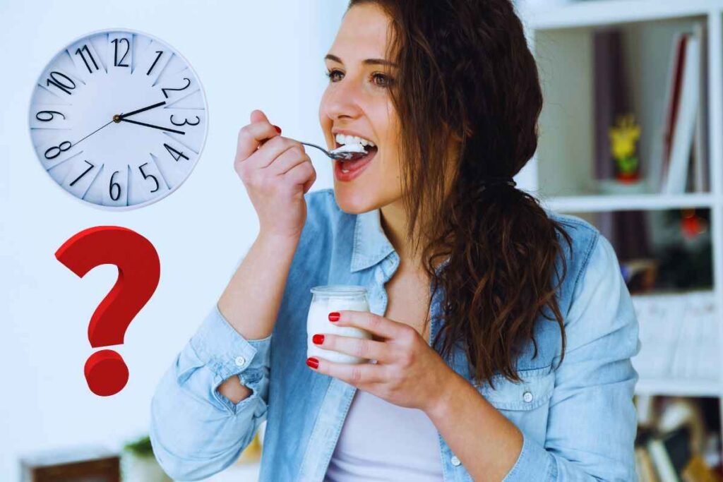 quando mangiare lo yogurt?