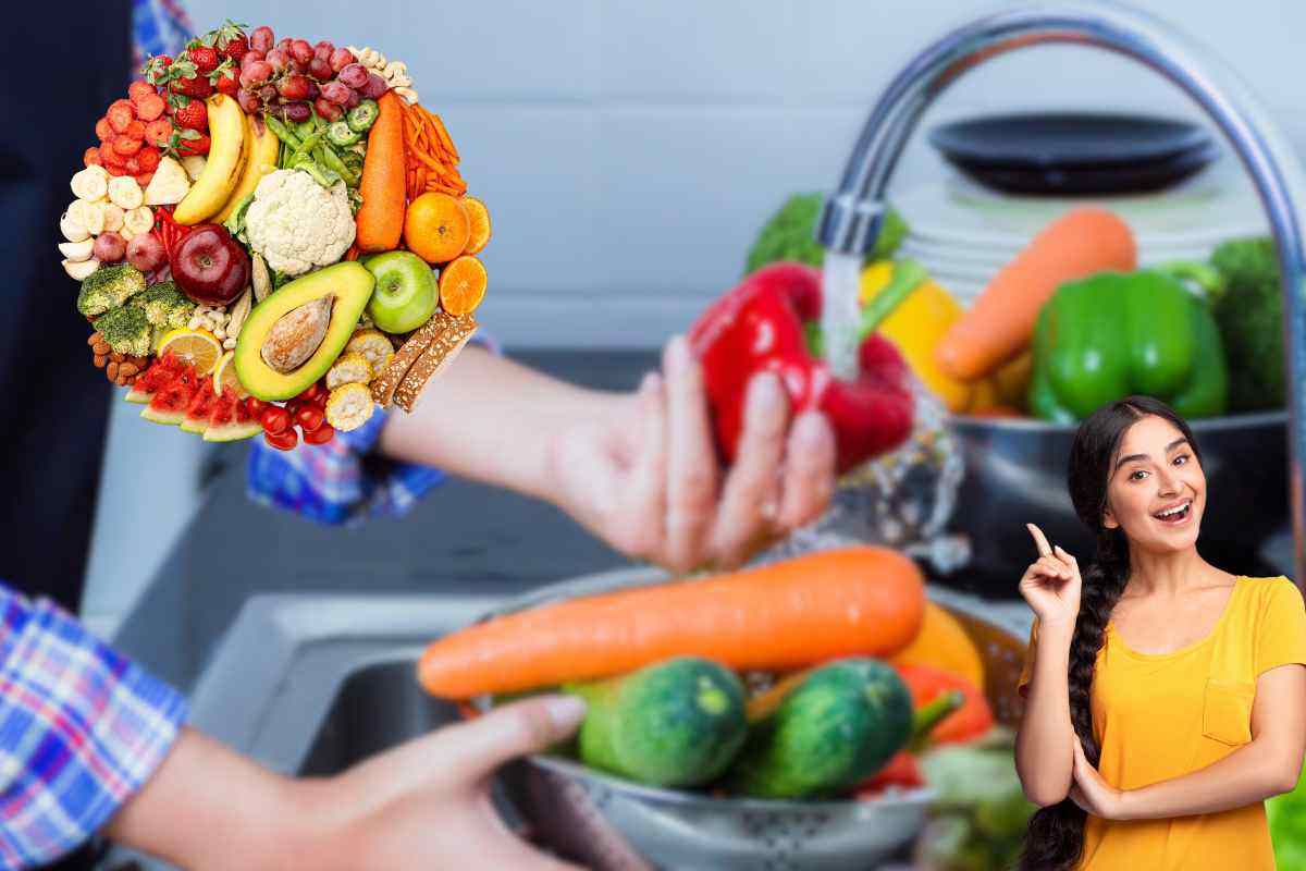 come lavare frutta verdura