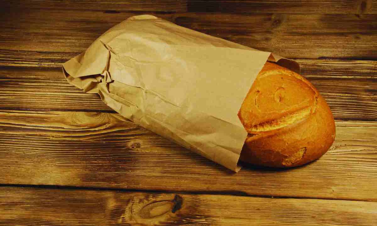 Stelle di Natale con i sacchetti del pane