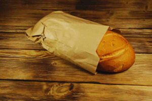 Stelle di Natale con i sacchetti del pane