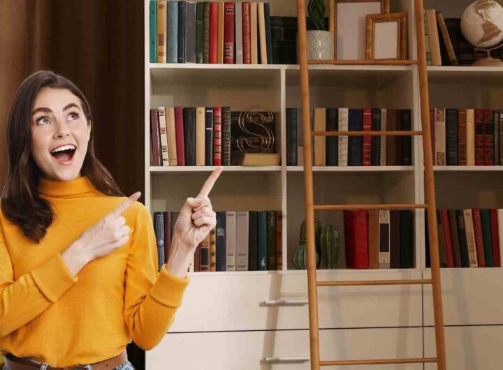 come trasformare una scala vecchia in una libreria