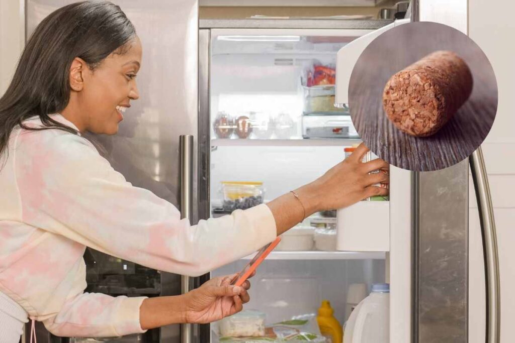 Mettere un tappo di sughero nel frigorifero