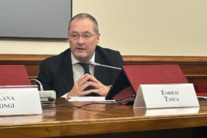 Enrico Tasca, Direttore Generale del Gruppo Equity, durante il suo intervento.