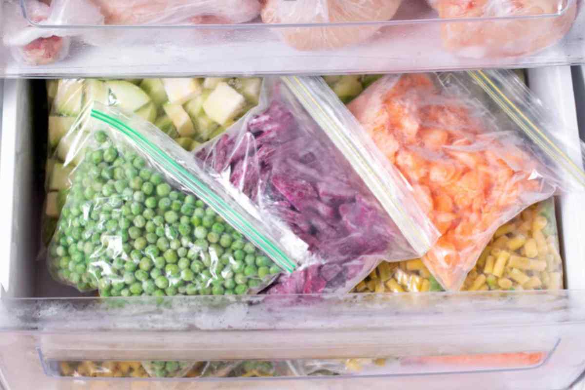 Sacchetti del freezer