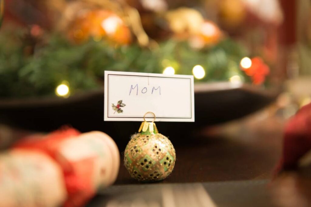 Segnaposto di Natale