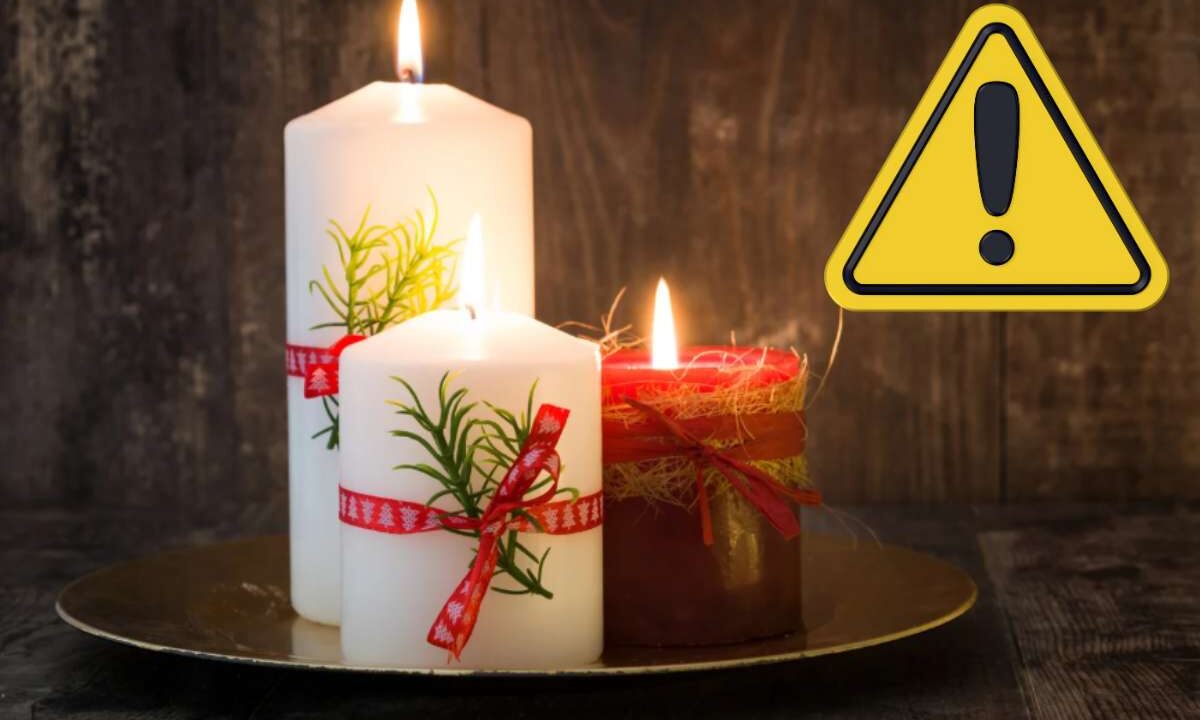 candele natalizie