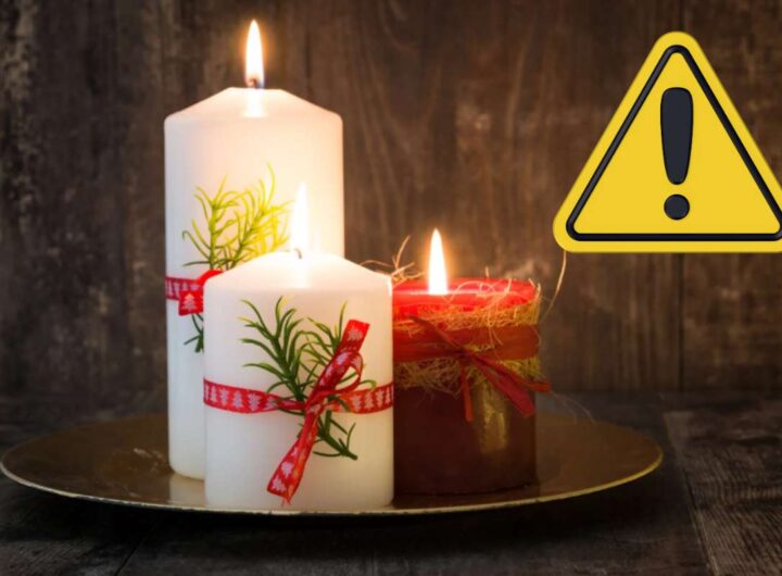 candele natalizie