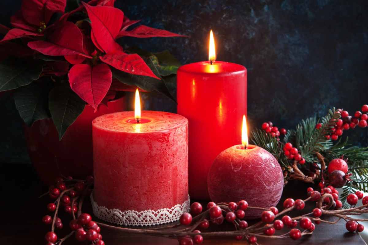 candele natalizie