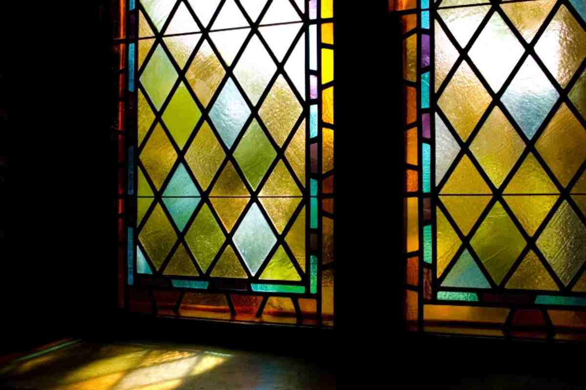 Vetrate colorate in casa