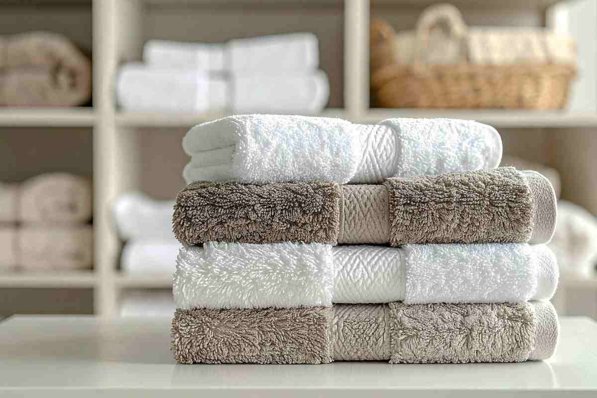 asciugamani vestiti lavaggio consigli