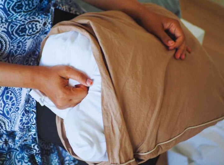 sostituzione della federa del cuscino