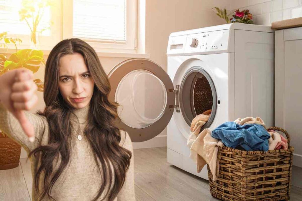 lavatrice donna gesto no