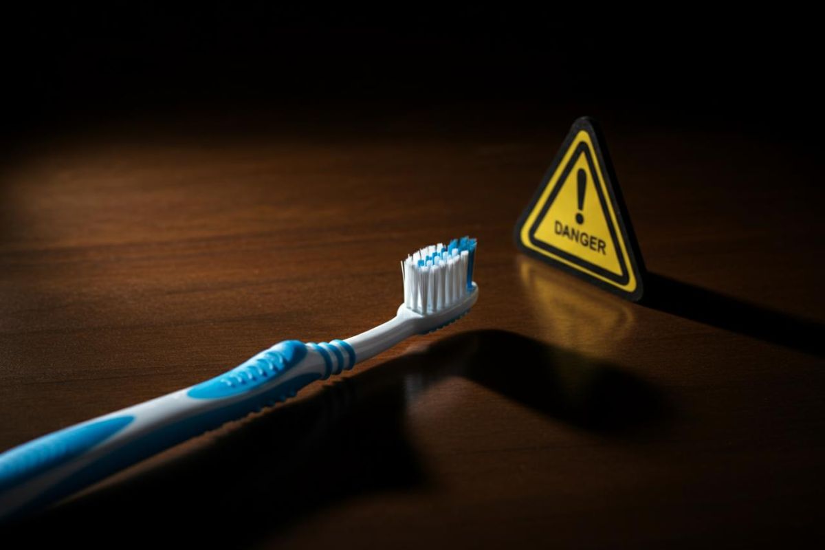 Spazzolino da denti pericolo