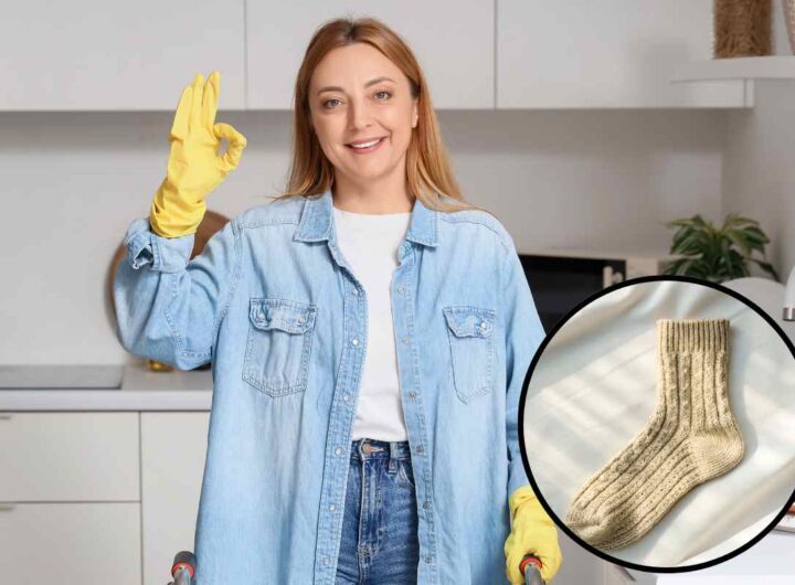 Casa pulita in metà tempo? Basta un vecchio calzino