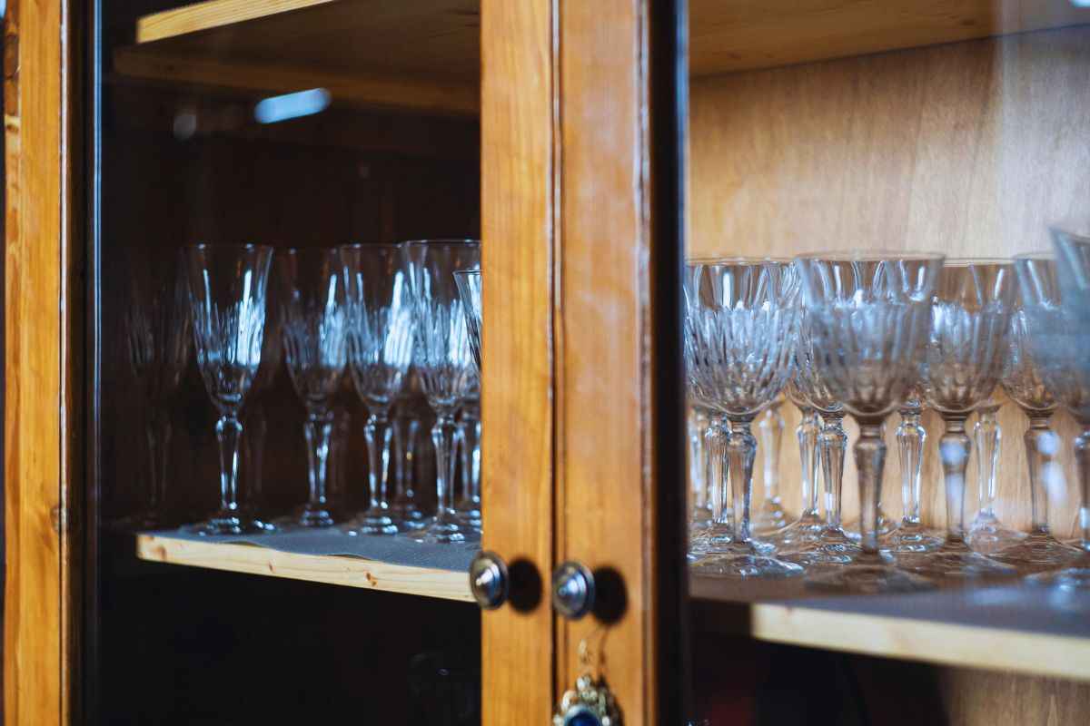 come posizionare i bicchieri