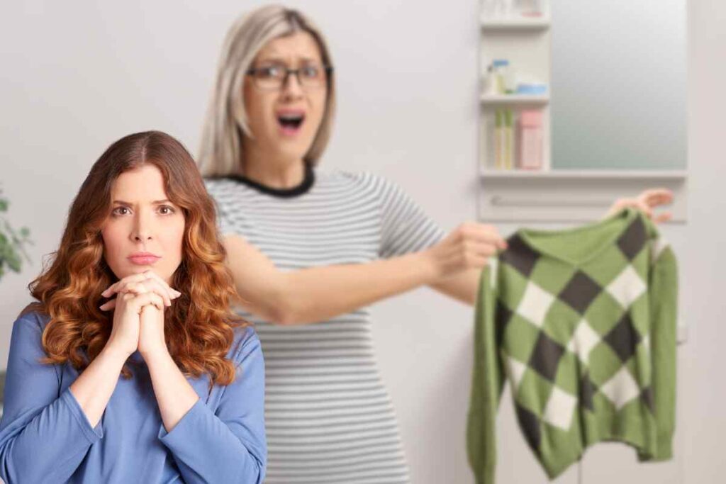 trucco capi rimpiccioliti