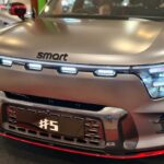 Vista frontale della nuova Smart #5 Brabus.